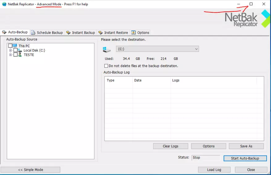 qnap-netbak-replicator-advanced-mode-window